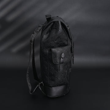 Louis Vuitton Christopher PM Backpack Monogram Shadow Black Leather