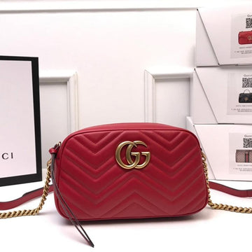 GG Marmont small matelassé shoulder bag