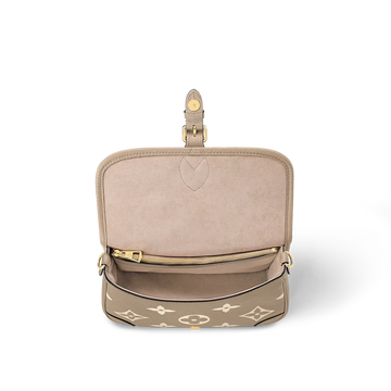 Louis Vuitton Diane Monogram Empreinte Tourterelle Beige cream